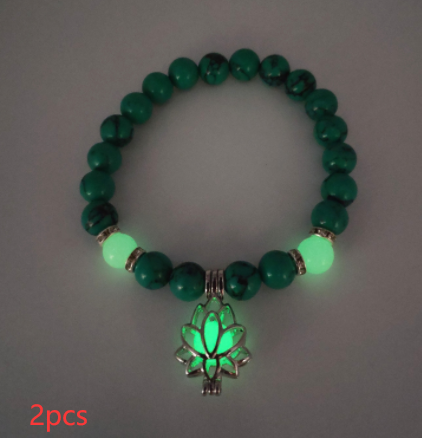 Lotus Healing Stone Bracelet